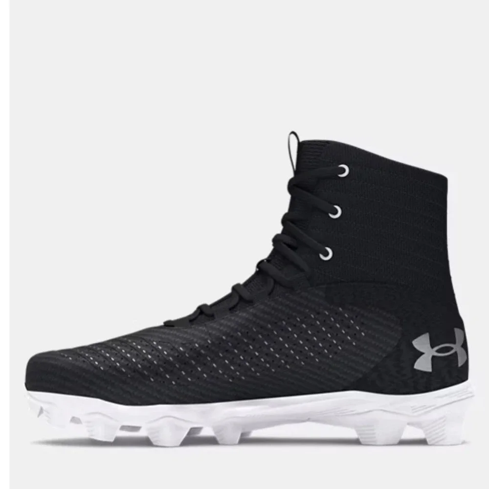 Under Armour Highlight 2 RM Men's US 9 Black White Football Cleats 3027300-001